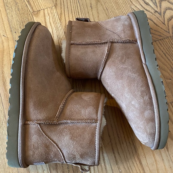 UGG Classic Mini Boot Chestnut Size Women’s 8 - Picture 4 of 8